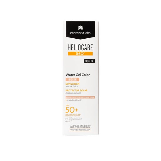 Heliocare 360º Water Gel Color Beige Protector Solar SPF50+ 50ml