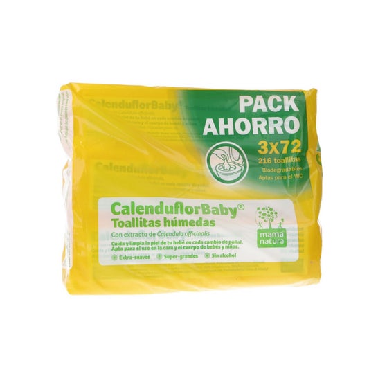 Calenduflorbaby Calendula Wipes 3x72uds