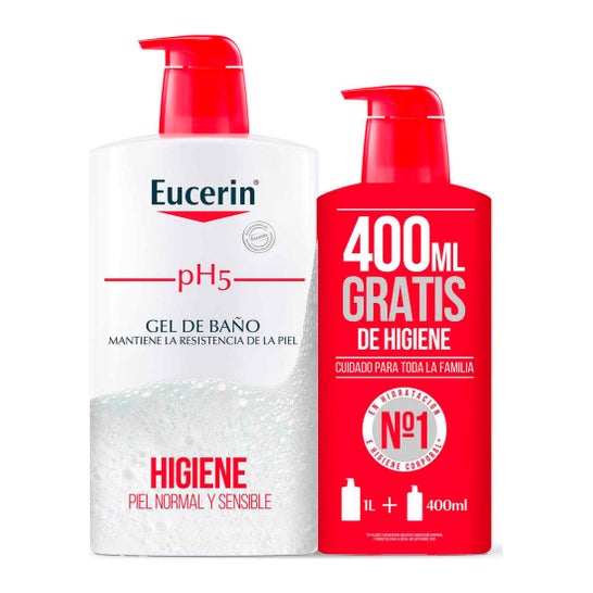 Eucerin® Family Pack gel de Baño 1 L + 400 ml