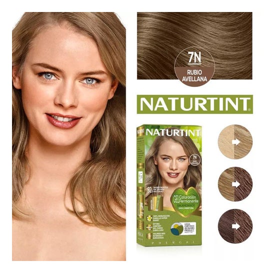 Naturtint Coloracion Permanente 7N Rubio Avellana 170ml Naturtint Coloracion Permanente 7N Rubio Avellana 170ml