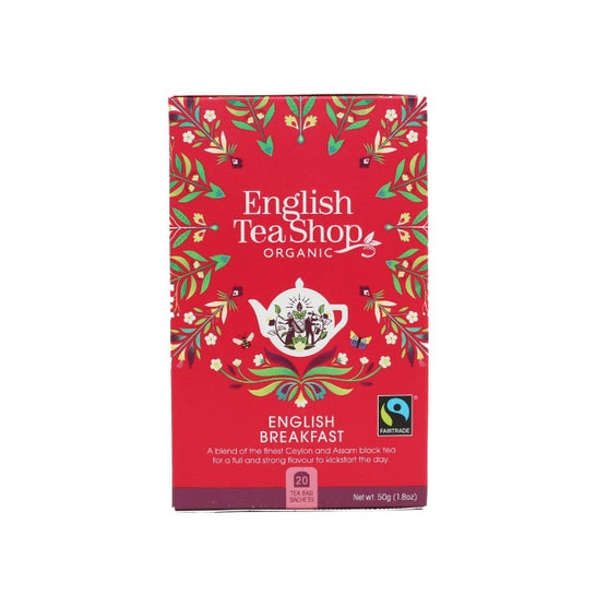 English Tea Shop Té English Breakfast Infusiones Bio 20 Sobres