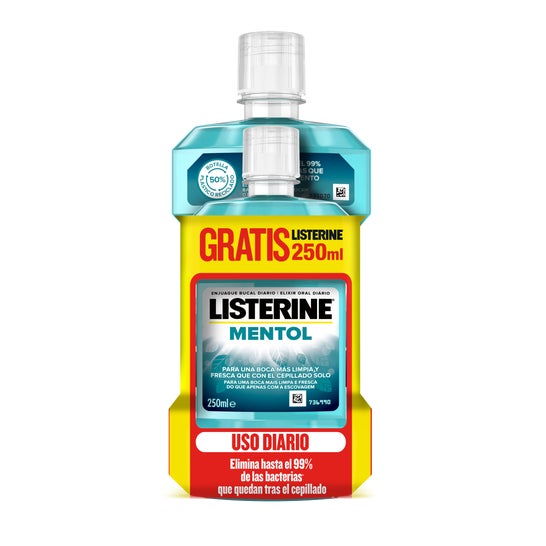 Listerine® mentolo 500ml + 250ml