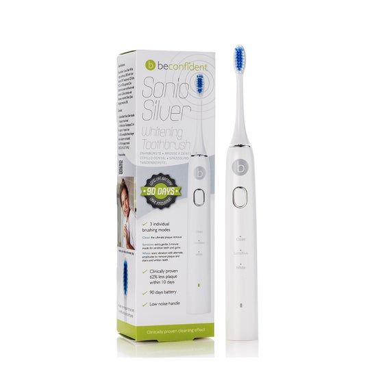 Beconfident Cepillo Sonico Silver Blanco 1ud