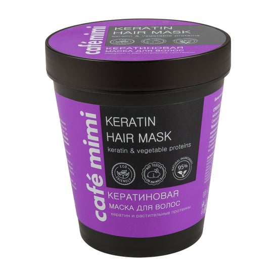 Café Mimi Maschera per capelli nutriente e riparatrice per capelli deboli e fragili 220ml