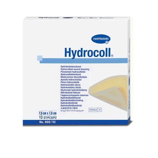 Hydrocoll Apósito Adhesivo Estéril 7,5x7,5cm 10uds