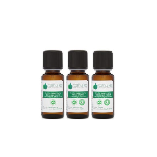Voshuiles Insecten Kit 3 Etherische Oliën