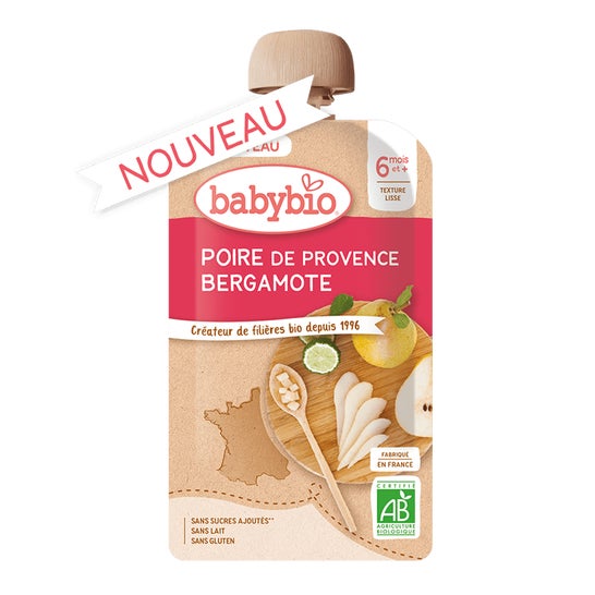 Babybio Pompoen Provence Peer Bergamot 120g