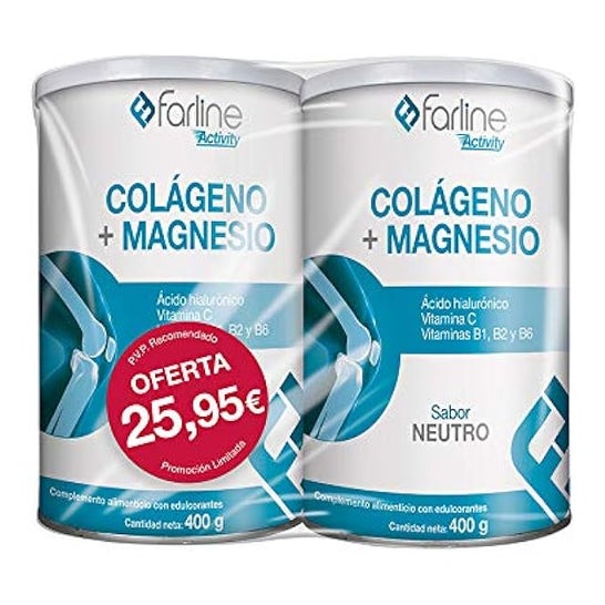 Farline Collagen Magnesium Neutral Pack 2x400g