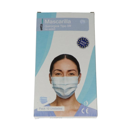 Inca FarmaSurgical Masker IIR Blauw 10 stuks