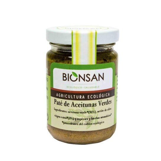 Bionsan Groene Olijven Paté 140g Bionsan Groene Olijven Paté 140g