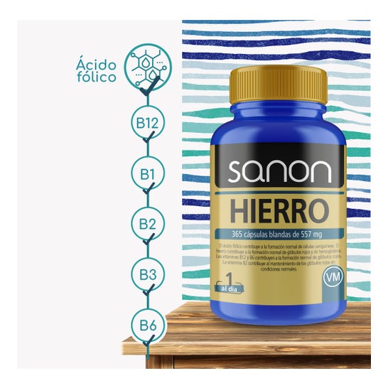 Sanon Hierro 365 cápsulas blandas