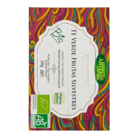 Artemis Té Verde con Frutas Silvestres 20 uds