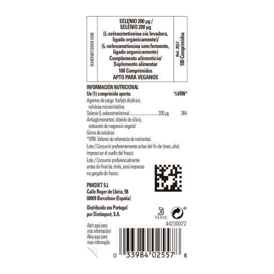 Solgar Selenio 200mcg 100 comp