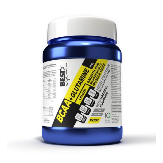 Bedste Protein BCAA + Glutamin 6.1.1 Citron 500g