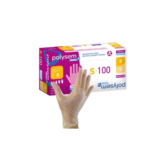 Polysem Gant Vinyle Non Sterile Non Poudre Tl 100uds