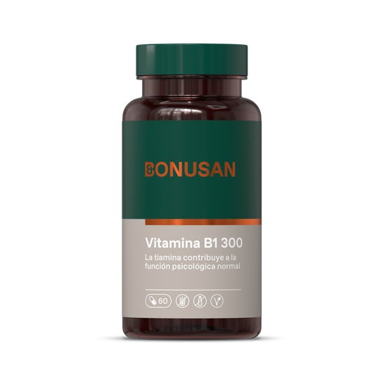 Bonusan Vitamina B1 Tiaminaulas Vegetales 60caps
