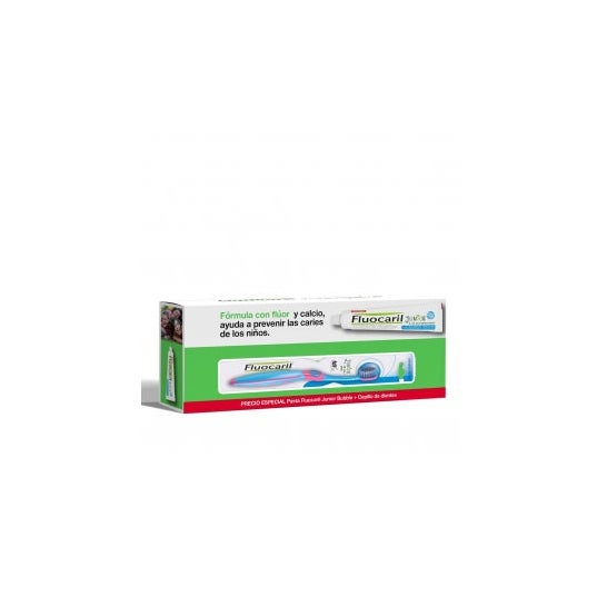 Fluocaril Pack Junior Toothpaste + Toothbrush
