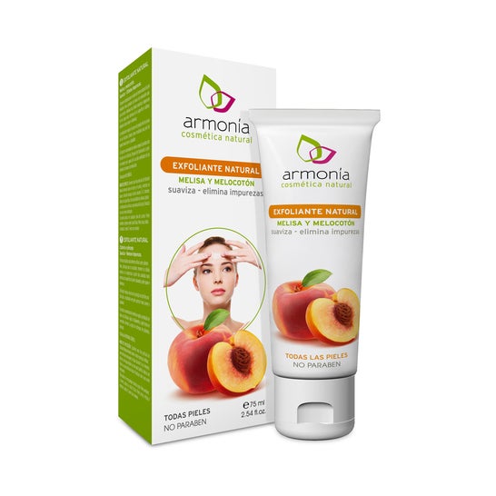 Harmony Exfoliating Natural Melissa and Peach 75ml