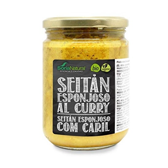 Soria Natural Seitán Esponjoso Curry 375g