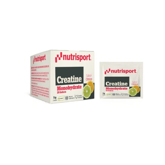 Nutrisport Creatina Monohidrato Creapure sabor Cítrico 20 sobres