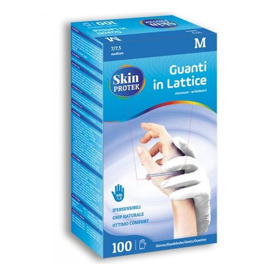 Skin Protek Guanti Lattice Taglia M 100 Unità
