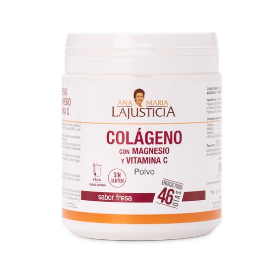 Ana Maria Lajusticia Collagen with magnesium and vitamin C strawberry flavour 350g