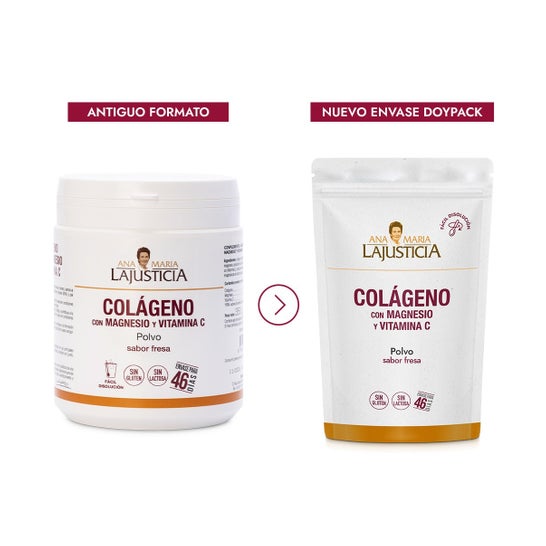 Ana Maria Lajusticia Colágeno con Magnesio y Vitamina C Sabor Fresa 350g