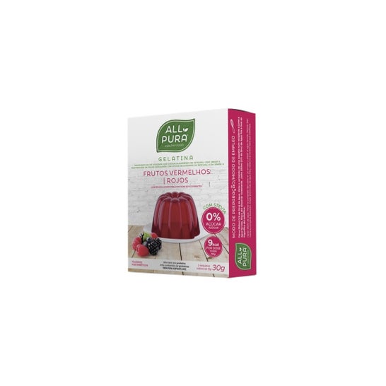 All Pura Gelatina ai Frutti Rossi di Stevia 30g