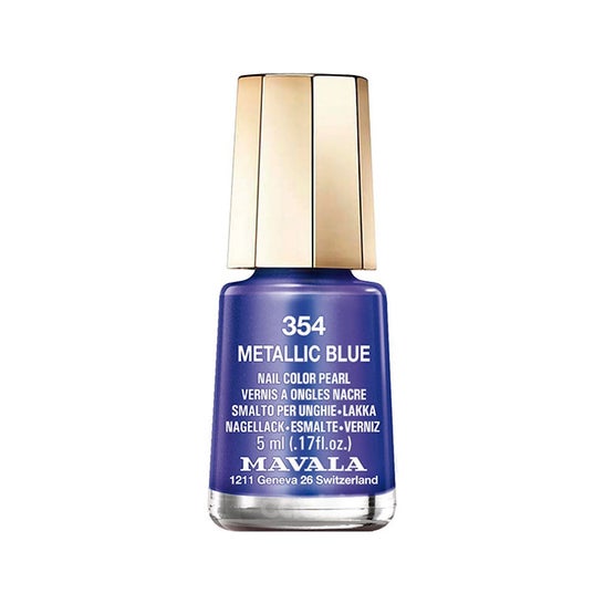 Mavala Mini Color Varnish  Metallic Blue Nails 354 5ml