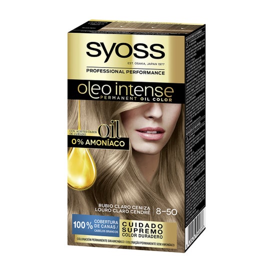 Syoss Oleo Intense N°8.50 Rubio Ceniza Pack 5uds