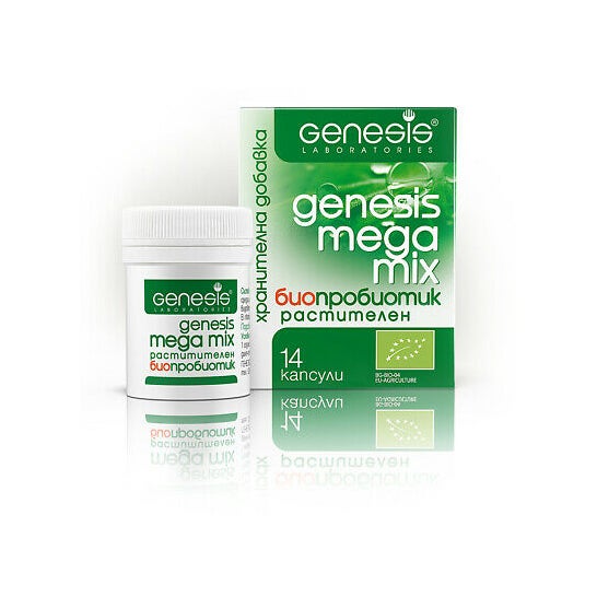Genesis Mega Mix Probiótico Vegano 14caps