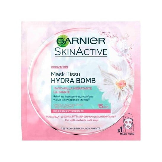 Garnier Skin Active Hydrabomb Mask Facial Hidratante Calmante 1ud