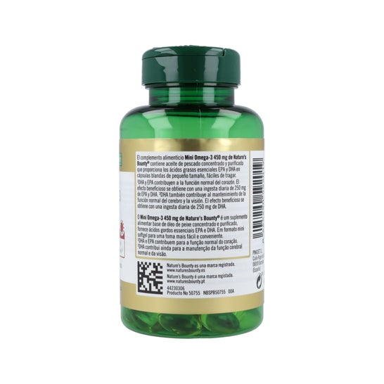 Nature's Bounty Mini Omega 3 450mg 60caps