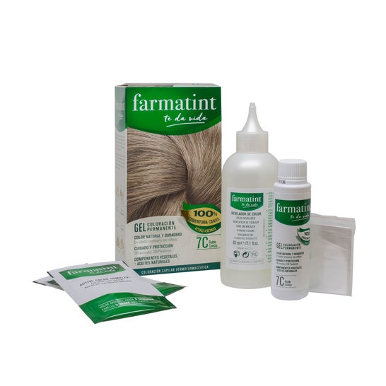 Farmatint Gel 7C Rubio Ceniza 135ml