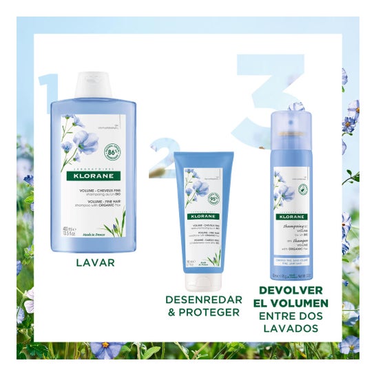 Klorane Champú Seco al Lino BIO 150 ml