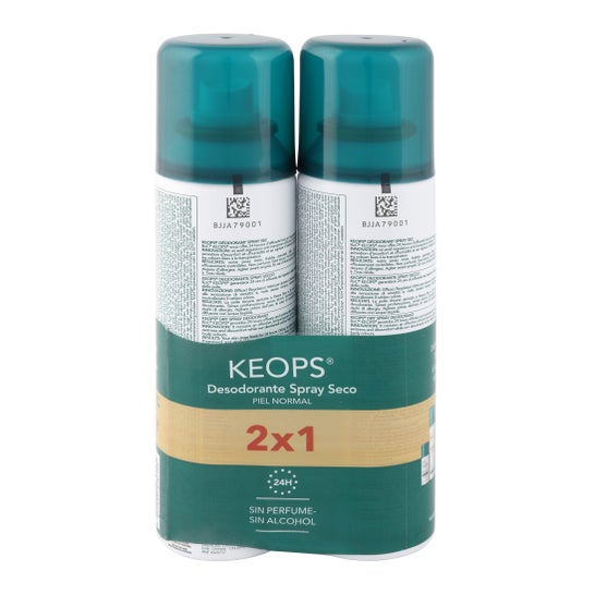 Roc Keops Dodorant Sec Spray 150ml lot de 2