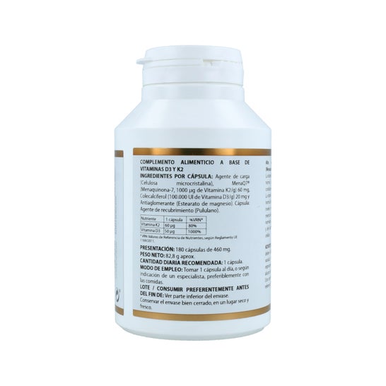 Holovit Vitamina D3 2.000 UI + K2 60µg 180 caps