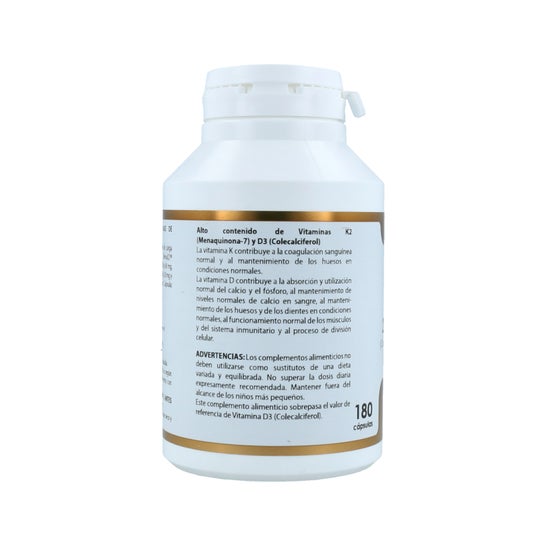 Holovit Vitamina D3 2.000 UI + K2 60µg 180 caps