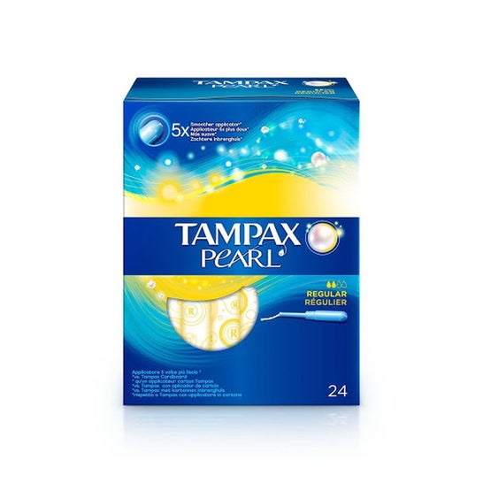 Tampax Pearl regelmæssig buffer 24uds