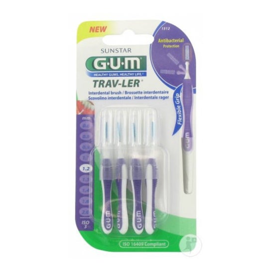 Gum Trav-ler børster 1512 1.2mm 4uts