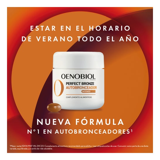 Oenobiol Perfect Bronze Autobronceador Intenso 2x30caps
