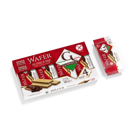 Guidolce Wafer Gusto Cacao Senza Glutine 4x45g