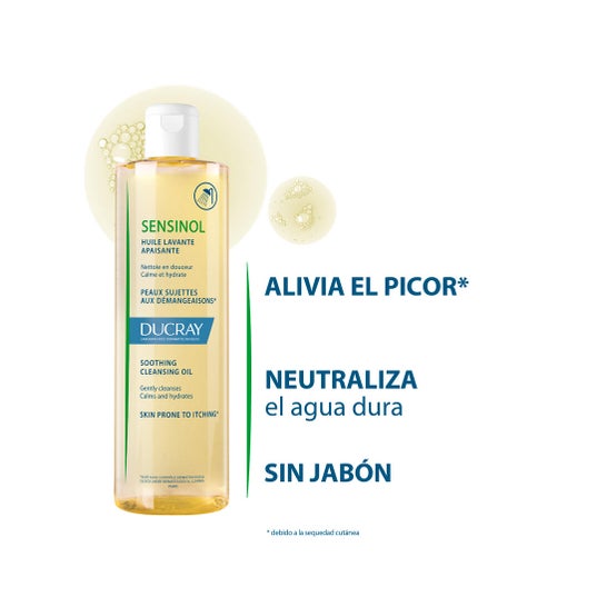 Ducray Sensinol Aceite Limpiador Calmante 400 ml