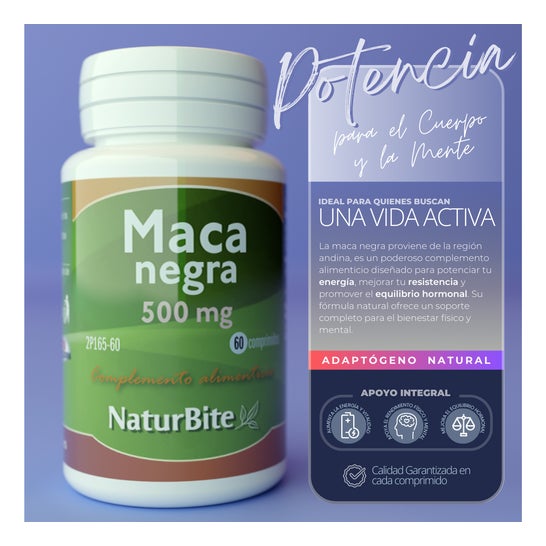 NaturBite Maca Negra 60 comp