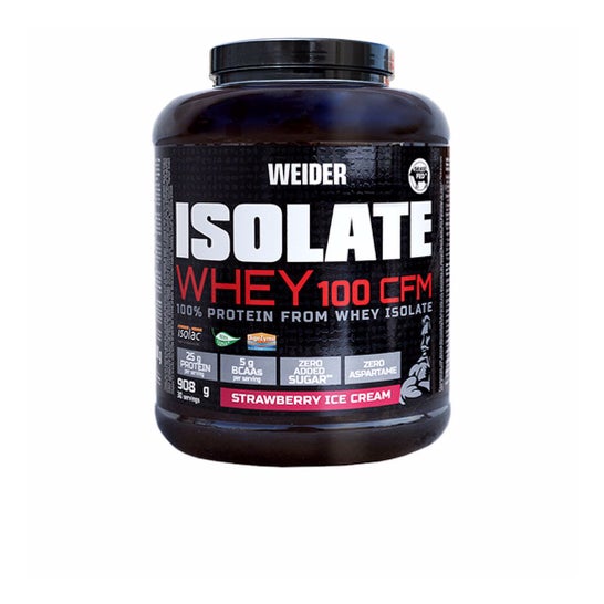 Weider Isolate Whey 100 Cfm Jordbær 2kg