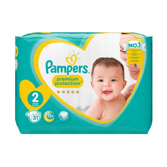 Pampers Couches Premium Protection T-3 6-10kg 102uts