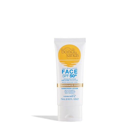 Bondi Sands Face SPF50+ Sunscreen Lotion Fragance Free 75ml