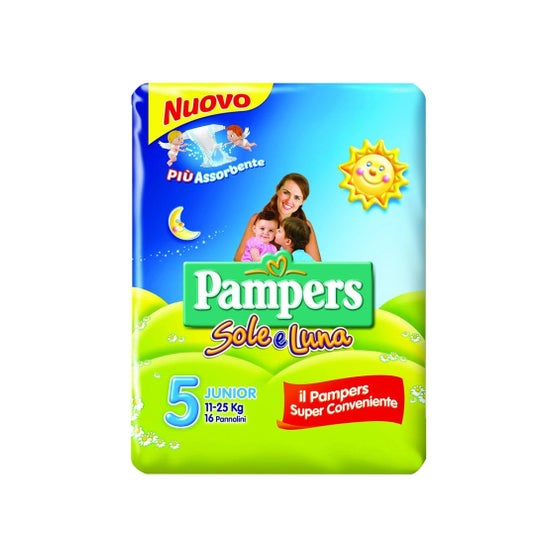 Pampers Sole e Luna Pañales Talla 6 XL 14uds