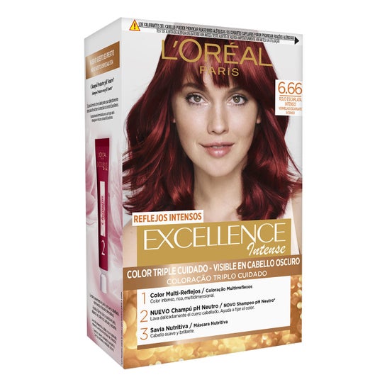 L'Oreal Set Excellence Intense Tint 666 Rosso Scarlatto Intenso