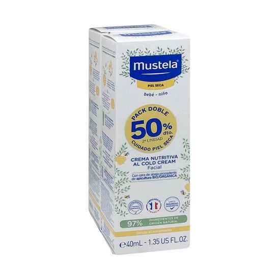 Mustela Bio Crema Pañal Sin Perfume Duplo 2x75ml - Comprar Online